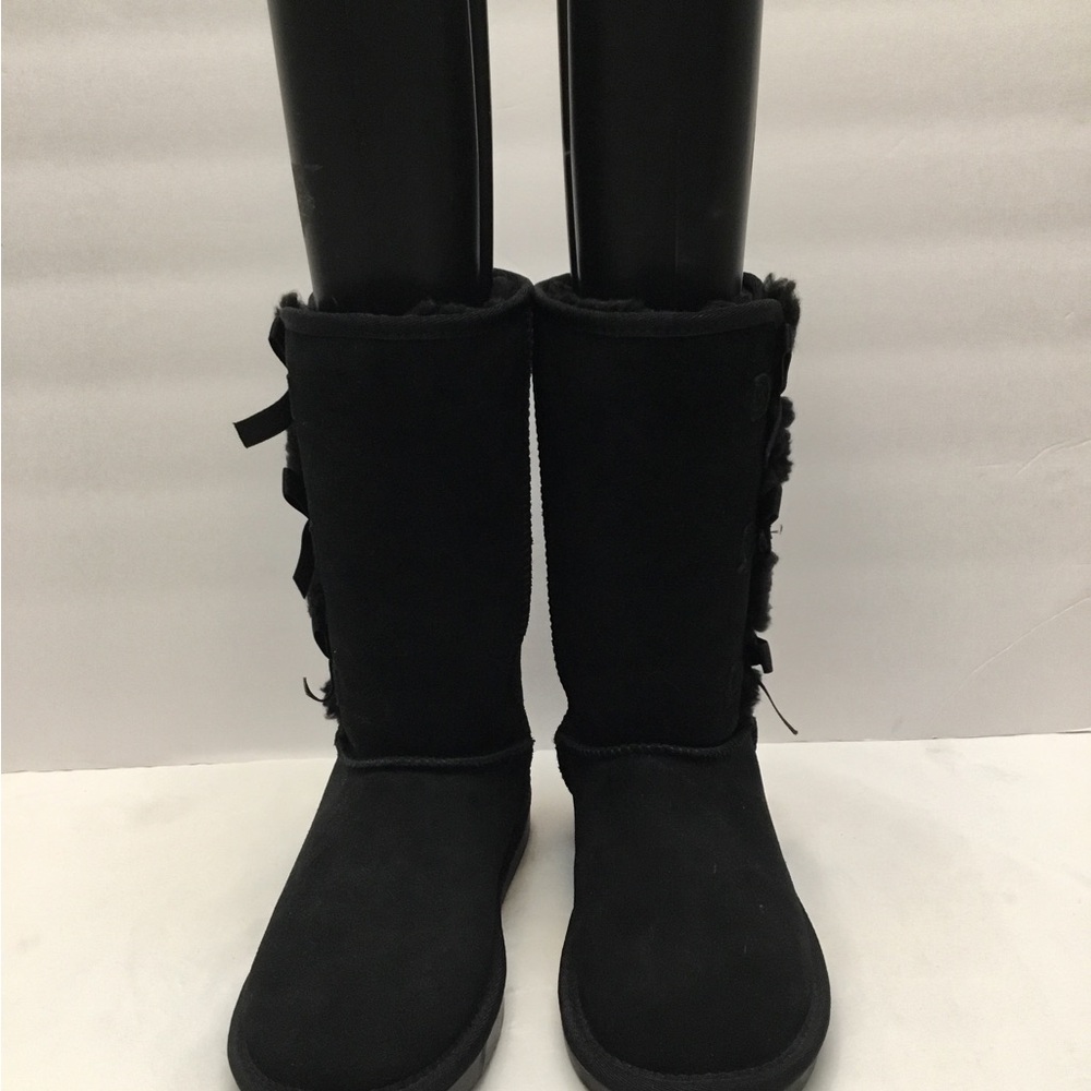 Koolaburra Black Suede Boots with Plush Lining